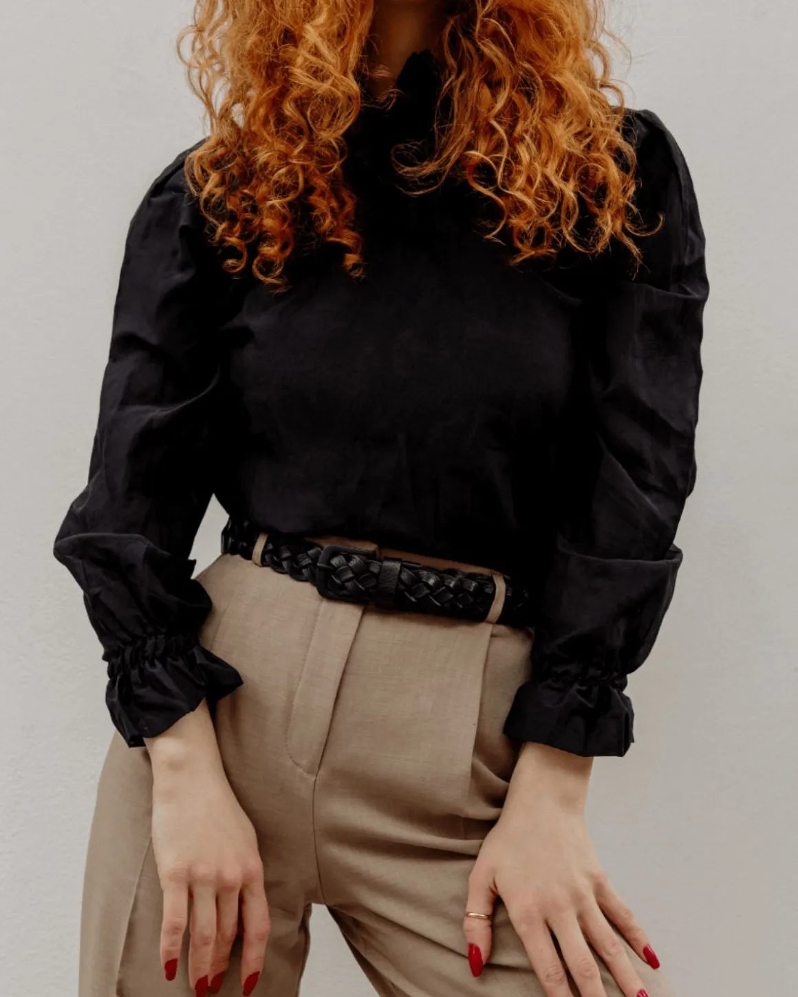 AVA PEACE SILK BLUSE