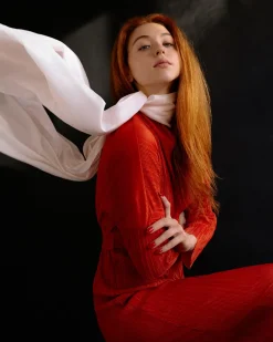 AVA TØRKLÆDE - PEACE SILKE