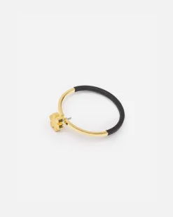 CHUNKY LÆDER HOOP ØRERINGE