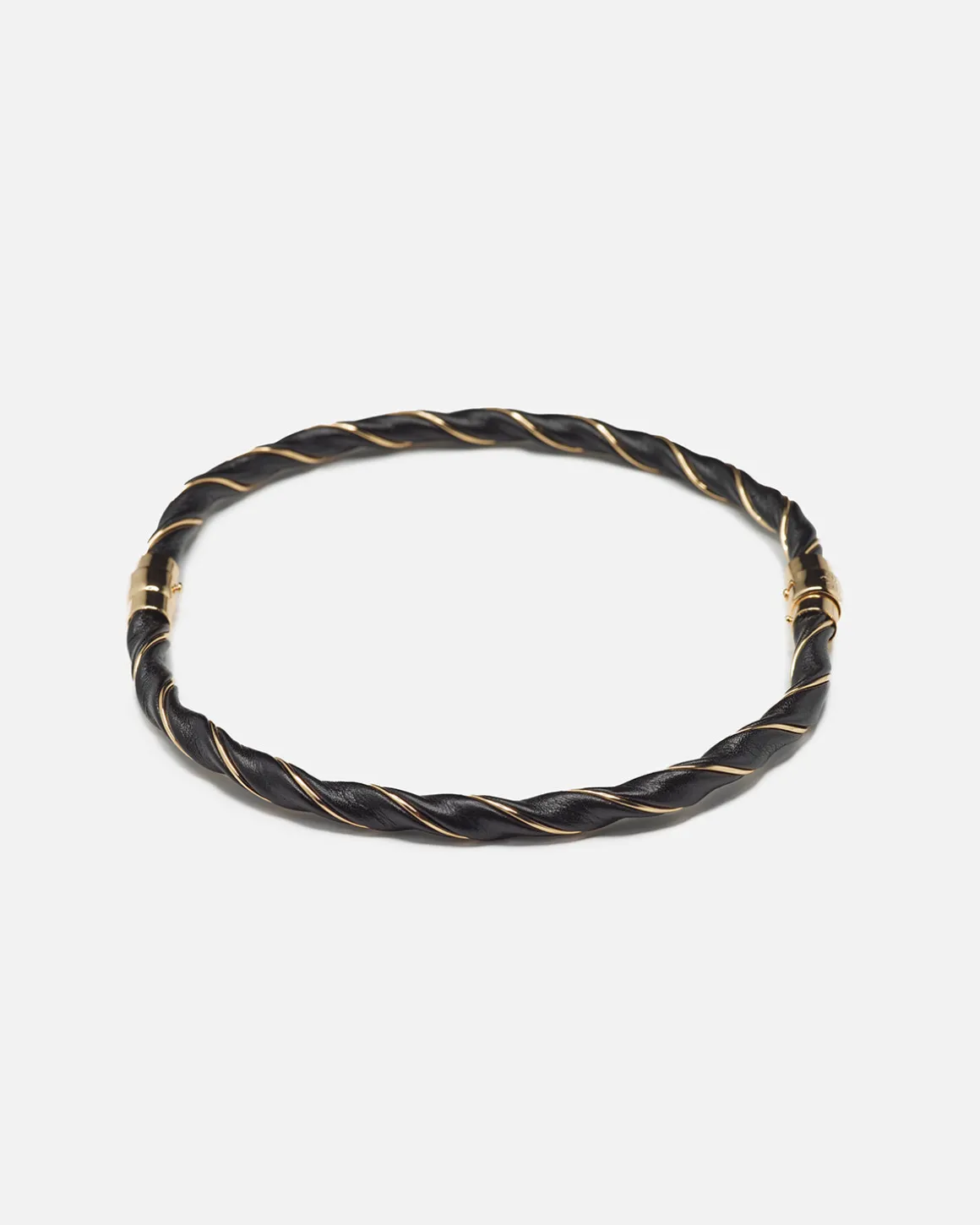 LEATHER TWIST HALSKÆDE