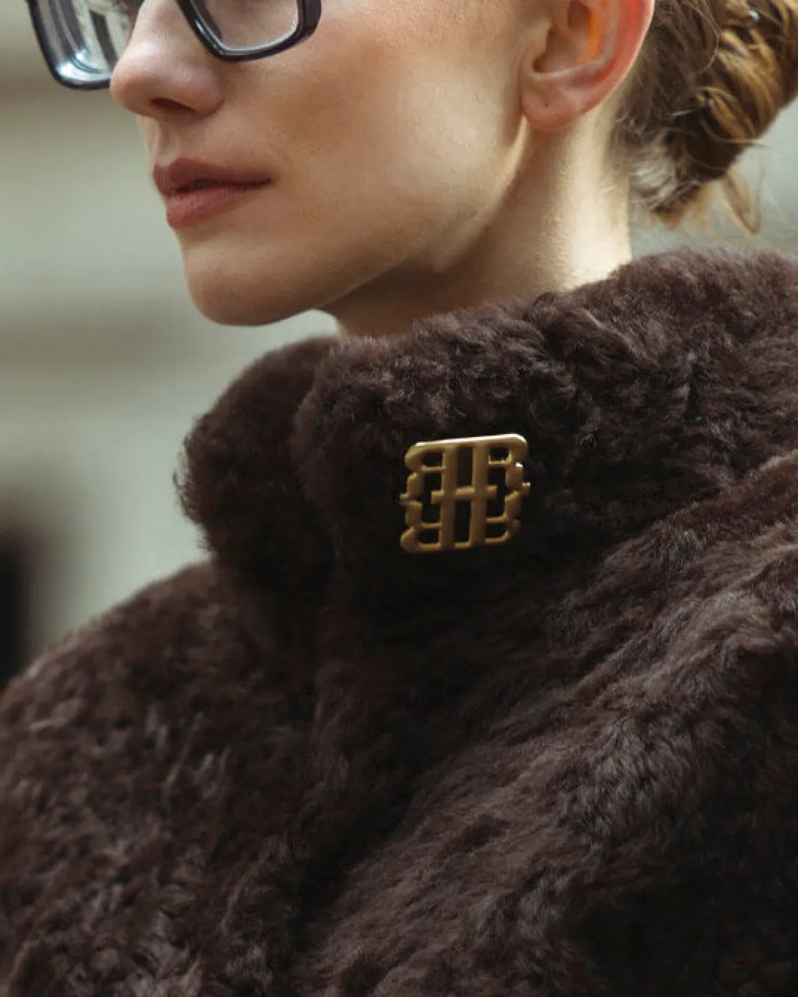 RH MONOGRAM BROCHE
